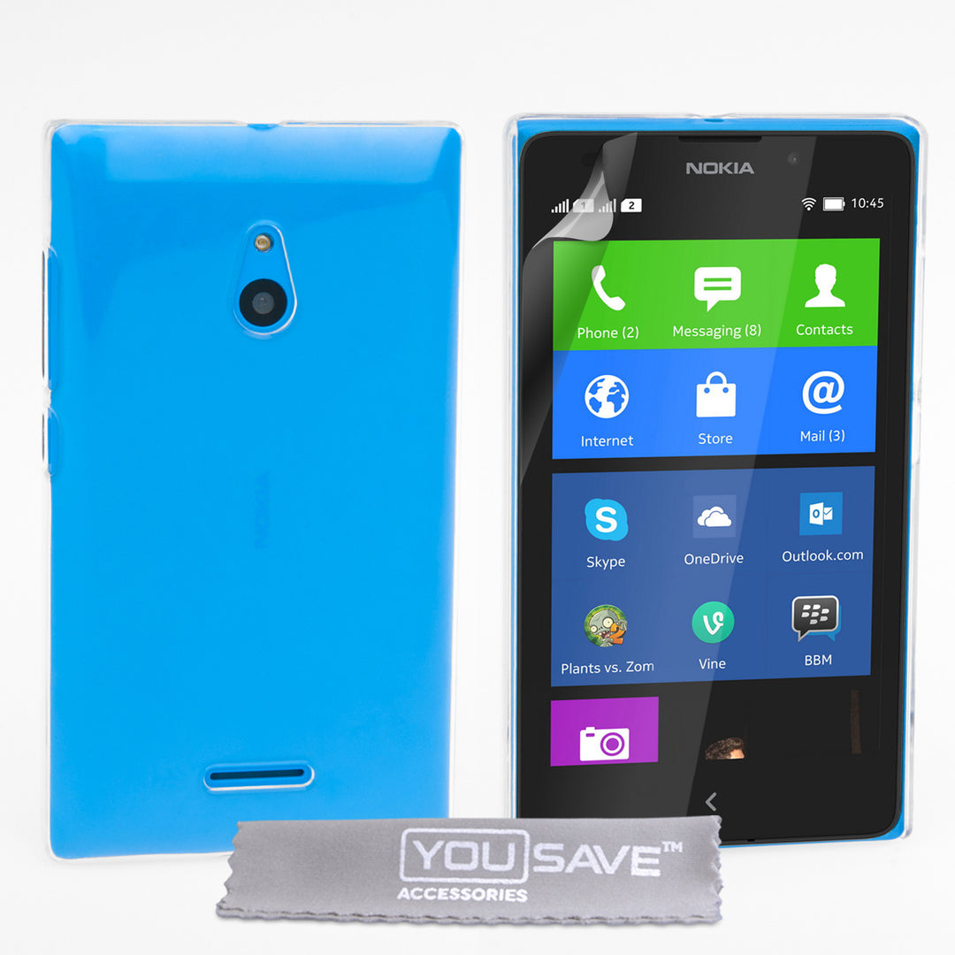 YouSave Accessories Nokia XL Hard Case - Crystal Clear