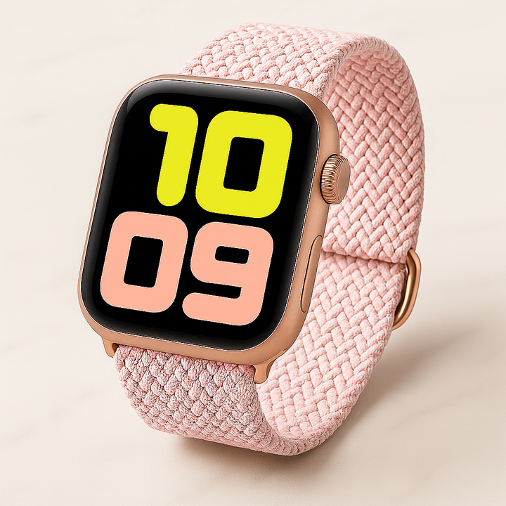 Braided Fabric Loop Adjustable Nylon Strap for Apple Watch