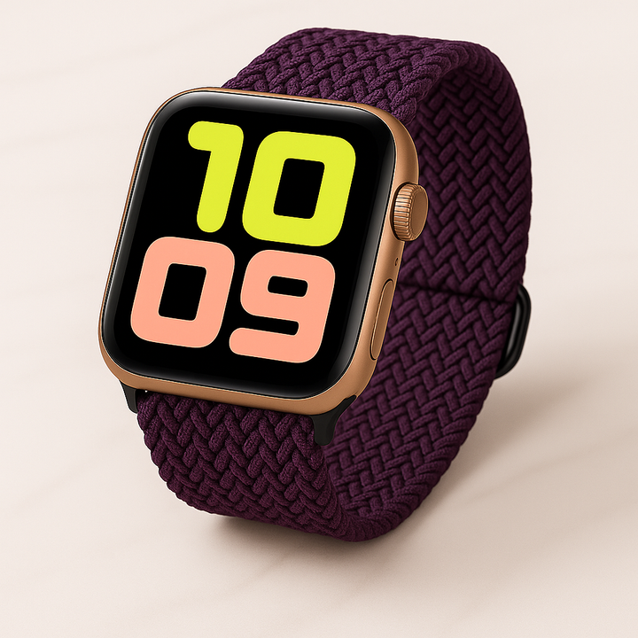 Braided Fabric Loop Adjustable Nylon Strap for Apple Watch