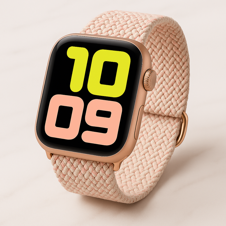 Braided Fabric Loop Adjustable Nylon Strap for Apple Watch