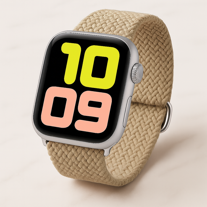 Braided Fabric Loop Adjustable Nylon Strap for Apple Watch