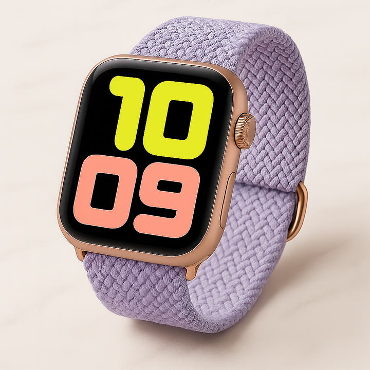Braided Fabric Loop Adjustable Nylon Strap for Apple Watch