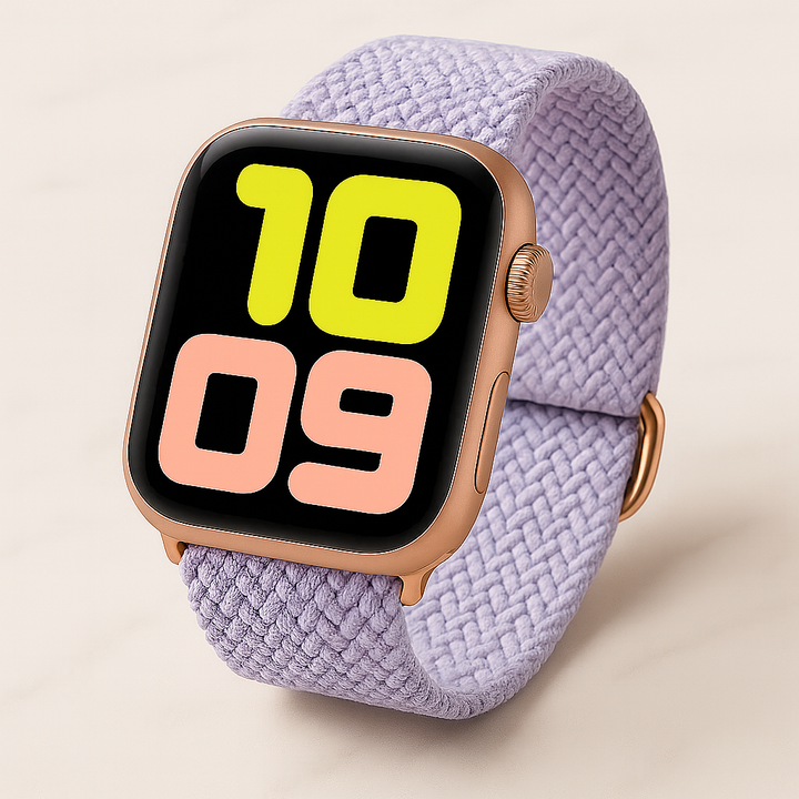 Braided Fabric Loop Adjustable Nylon Strap for Apple Watch