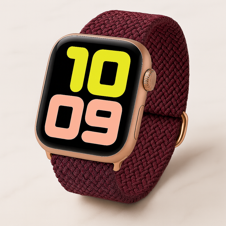Braided Fabric Loop Adjustable Nylon Strap for Apple Watch