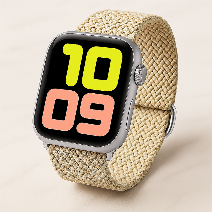 Braided Fabric Loop Adjustable Nylon Strap for Apple Watch