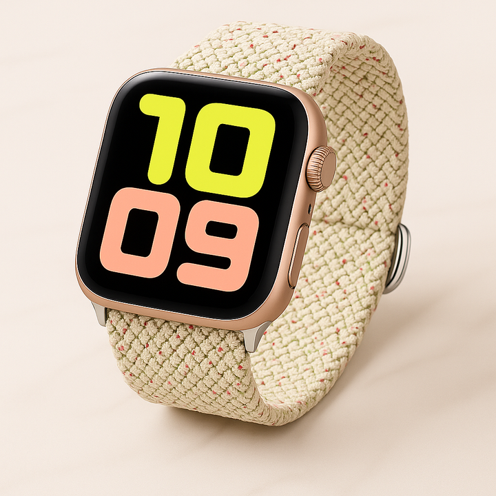Braided Fabric Loop Adjustable Nylon Strap for Apple Watch