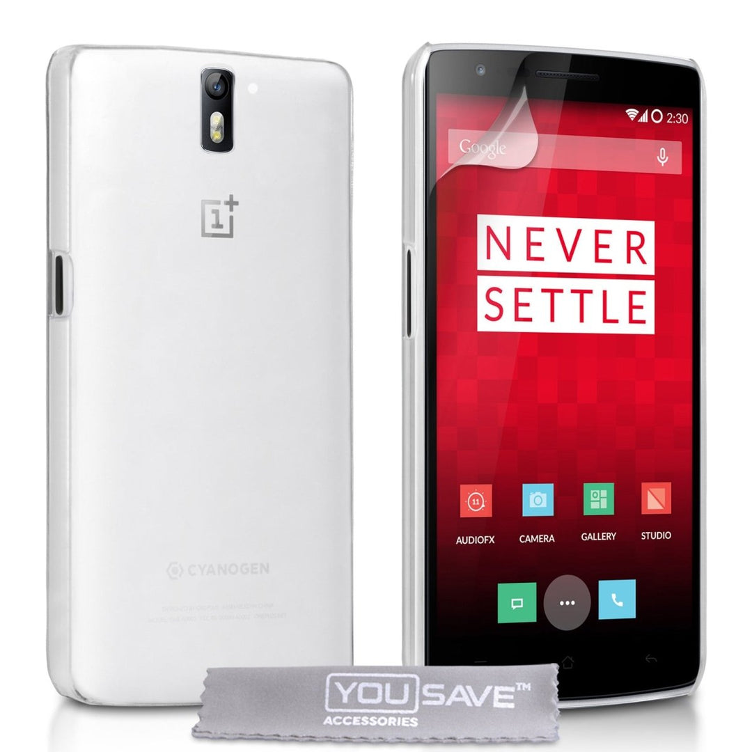 Yousave Accessories One Plus One Hard Case - Crystal Clear - Mobile Madhouse