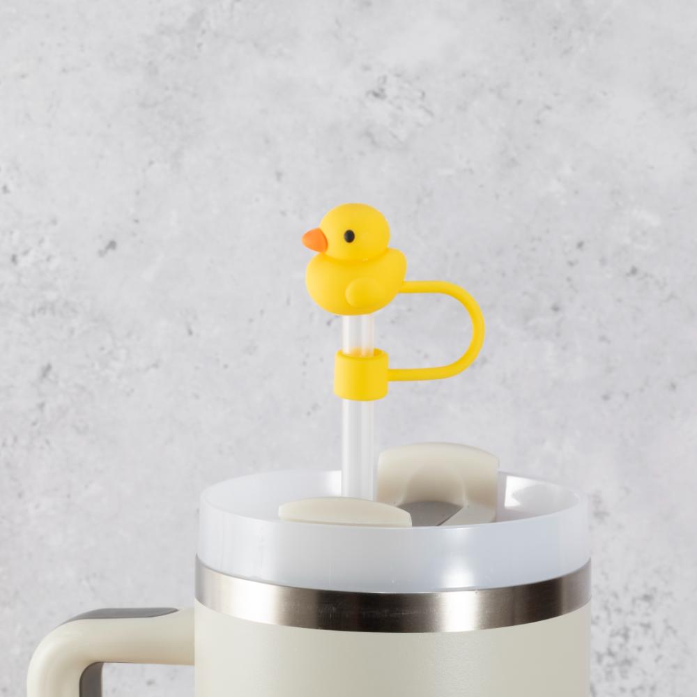 Rubber Duck Straw Cover Topper