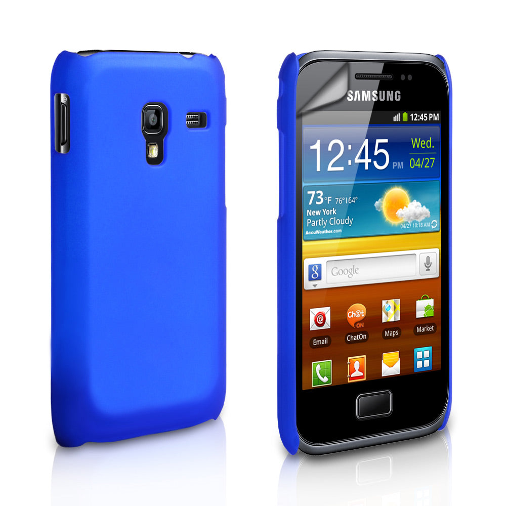 YouSave Samsung Galaxy Ace Plus Hard Back Hybrid Case - Blue