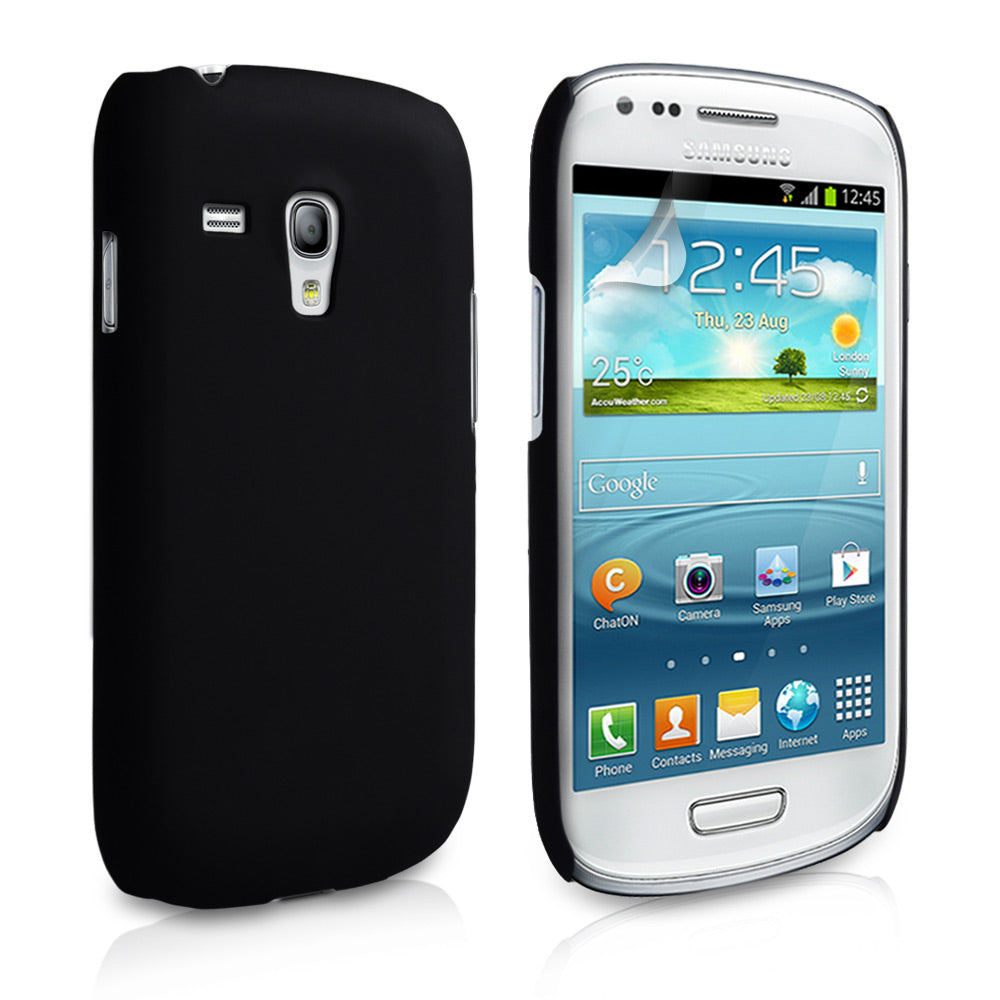YouSave Accessories Samsung Galaxy S3 Mini Black Hybrid Hard Case