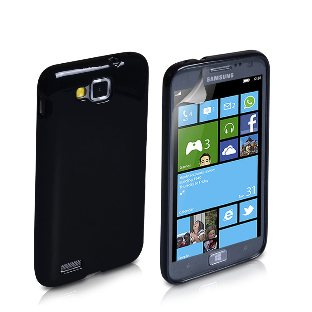 YouSave Accessories Samsung Ativ S Black TPU Gel Case