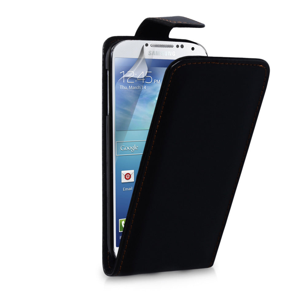 YouSave Accessories Samsung Galaxy S4 Leather Effect Flip Case - Black