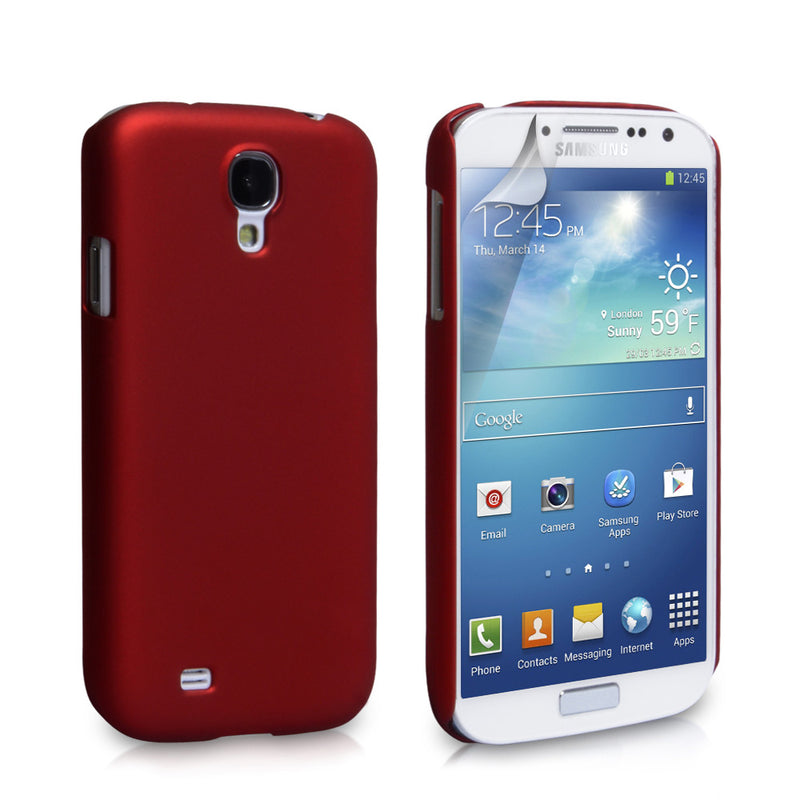 YouSave Accessories Samsung Galaxy S4 Hard Hybrid Case - Red