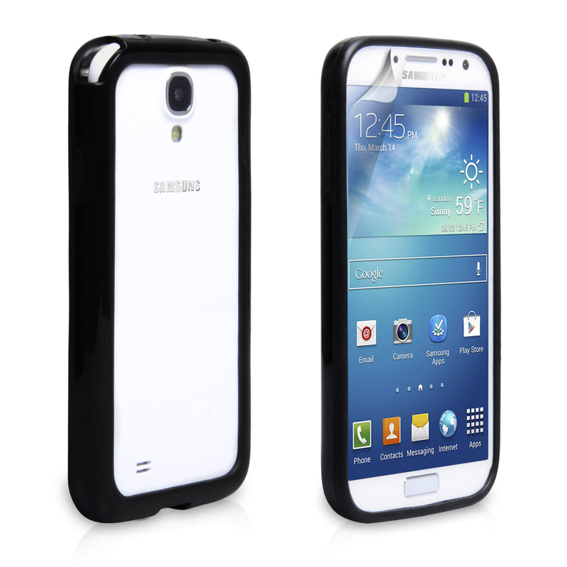 YouSave Accessories Samsung Galaxy S4 Gel Bumper Case - Black