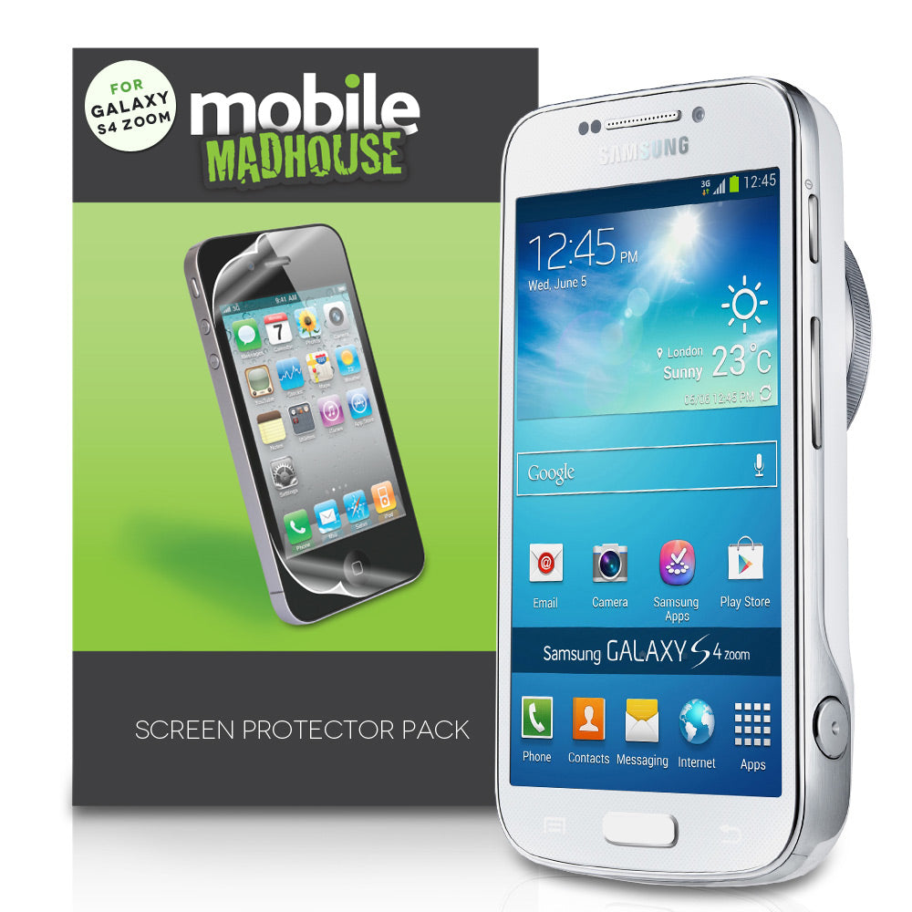 YouSave Accessories Samsung Galaxy S4 Zoom Screen Protectors x3