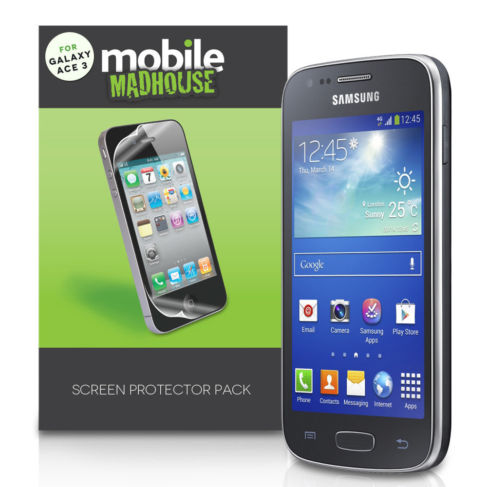Mobile Madhouse Samsung Galaxy Ace 3 Screen Protectors x5