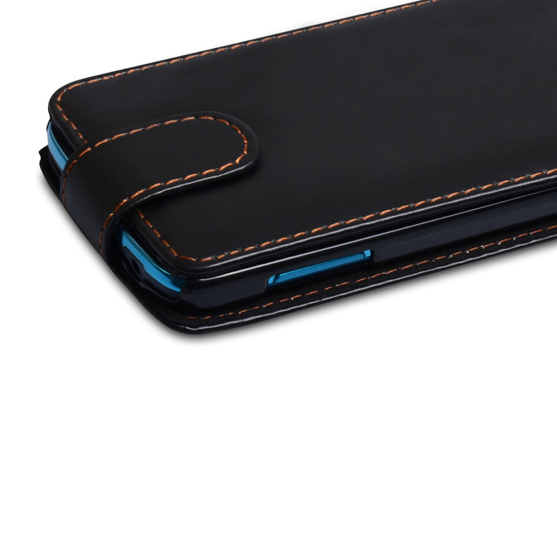 YouSave Samsung Galaxy S4 Active Leather Effect Flip Case - Black