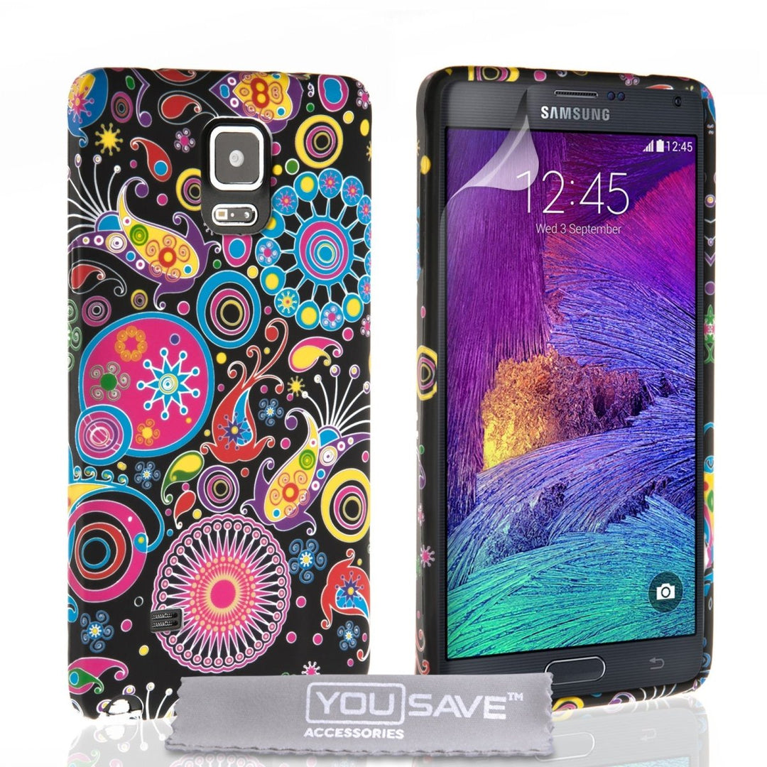Yousave Accessories Samsung Galaxy Note 4 Jellyfish Silicone Gel Case - Mobile Madhouse