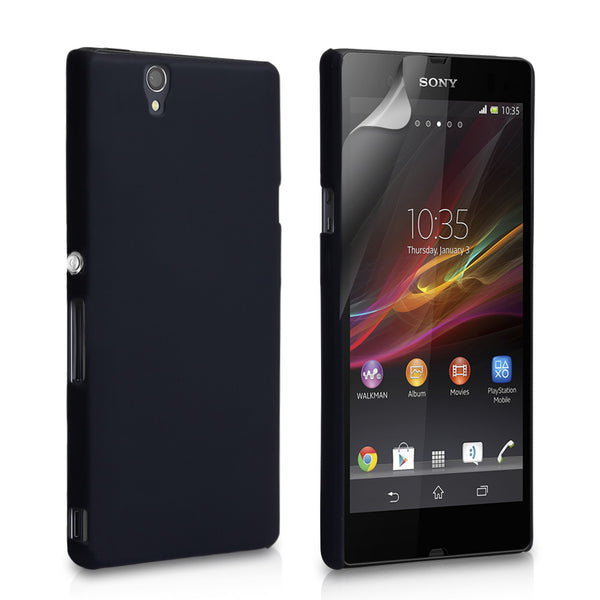 YouSave Accessories Sony Xperia Z Hard Hybrid Case - Black