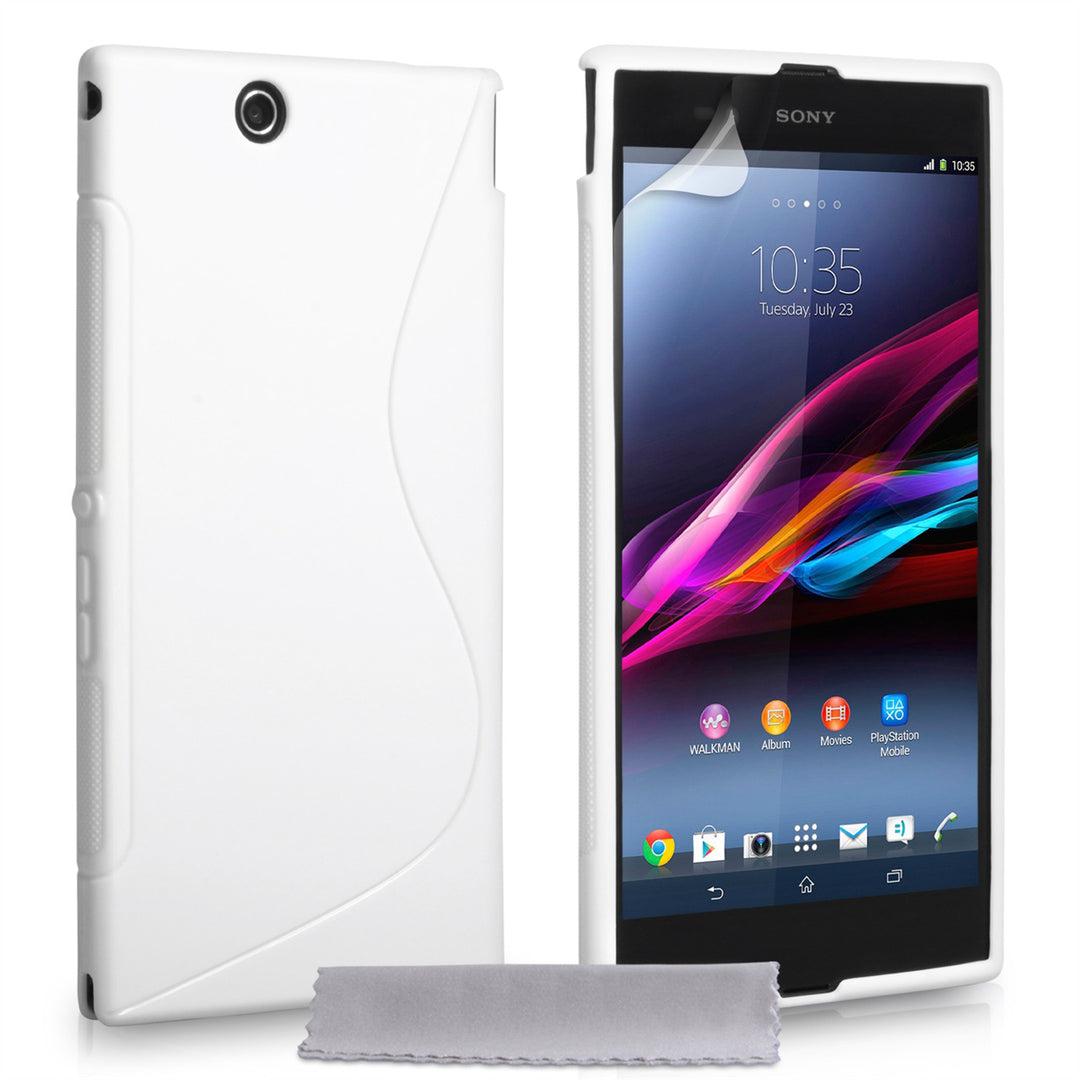 Caseflex Sony Xperia Z Ultra S Line Gel Case - White