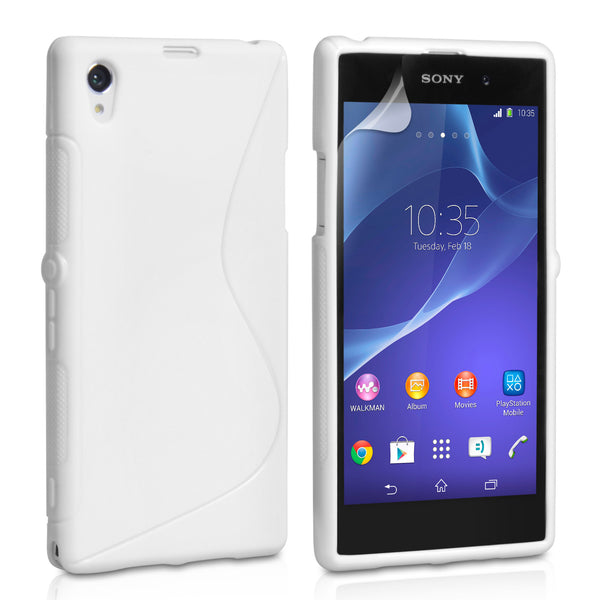 Caseflex Sony Xperia Z2 Silicone Gel S-Line Case - White