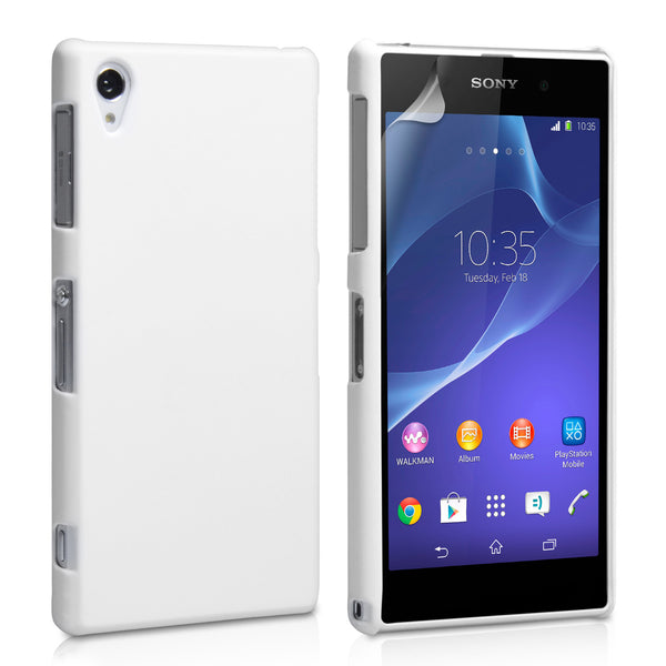 YouSave Accessories Sony Xperia Z2 Hard Hybrid Case - White