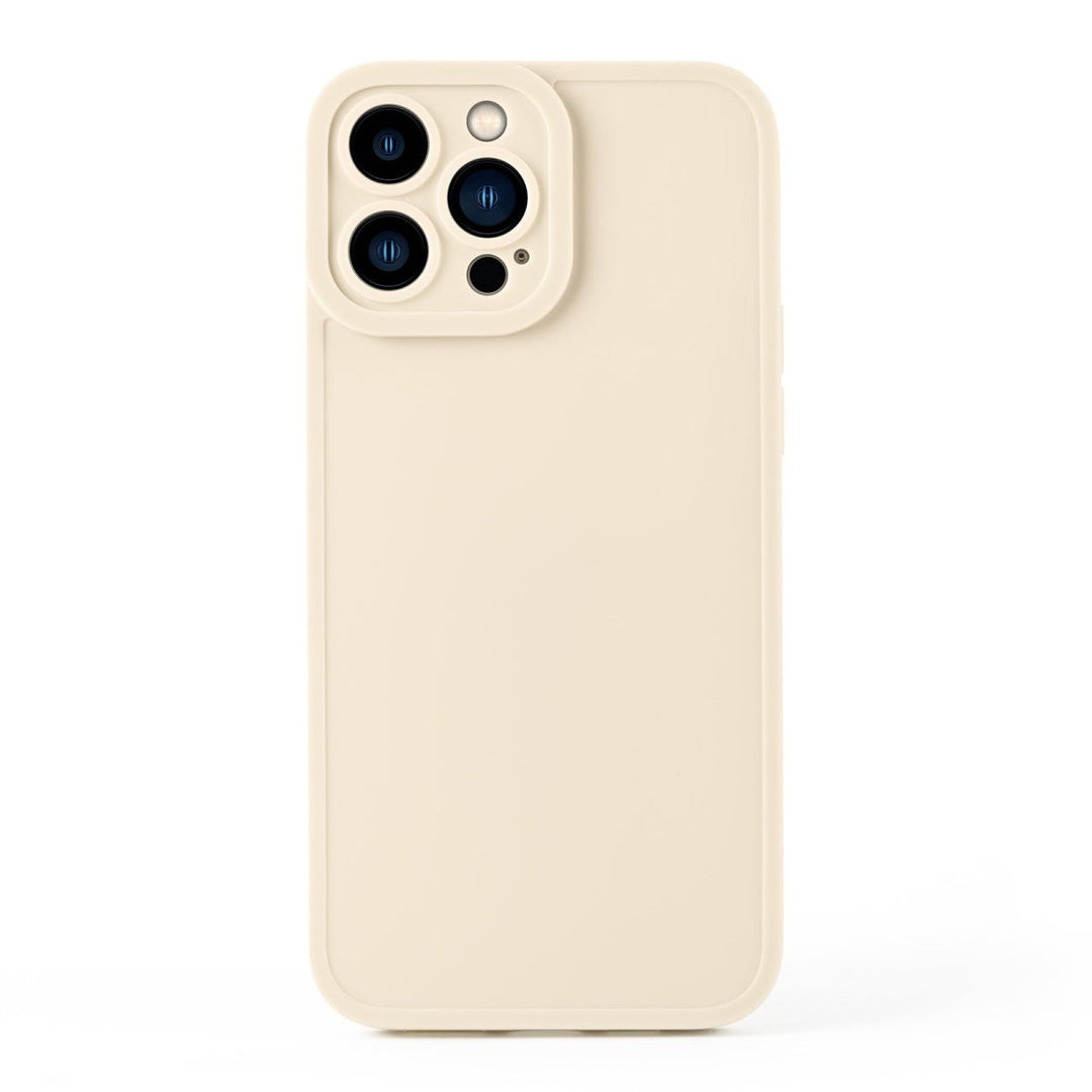 Silicone iPhone 14 Pro Max Case - Cream - Mobile Madhouse
