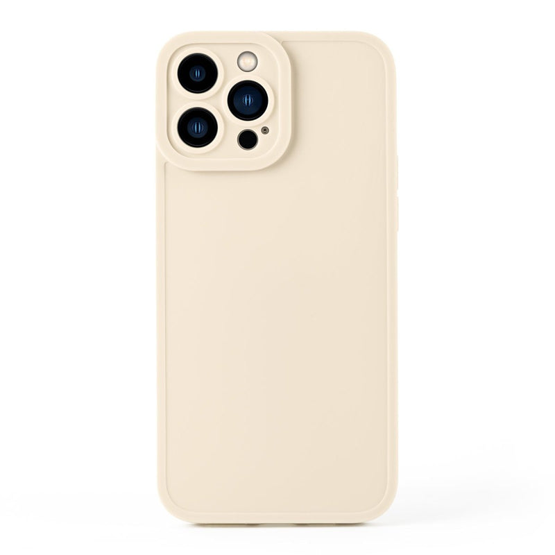 Silicone iPhone 14 Pro Case - Cream - Mobile Madhouse