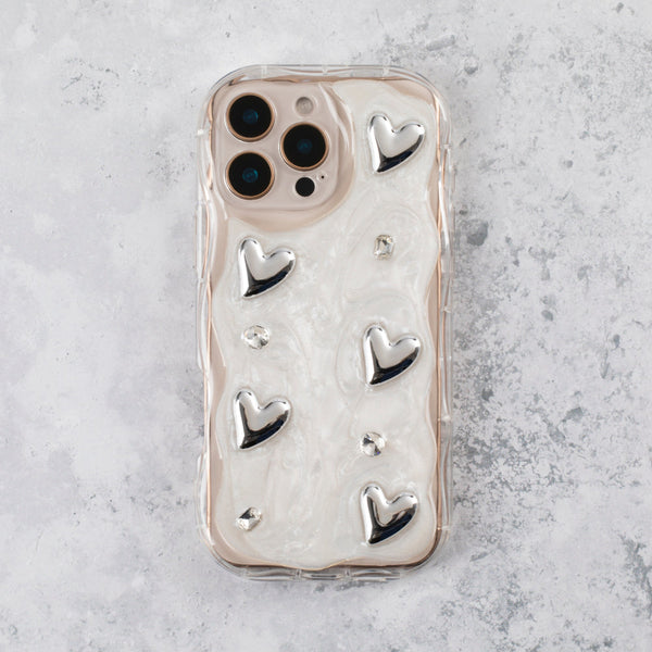Chrome Hearts and Diamonds iPhone 17 Pro Case