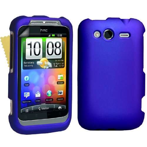 Yousave Accessories HTC Wildfire S Hybrid Case - Blue - Mobile Madhouse