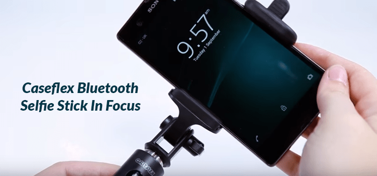 Caseflex Bluetooth Selfie Stick In Focus - Mobile Madhouse