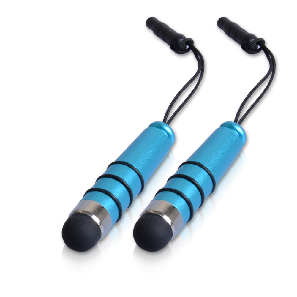 YouSave Accessories Mini Stylus Pen - Blue (Twin Pack)
