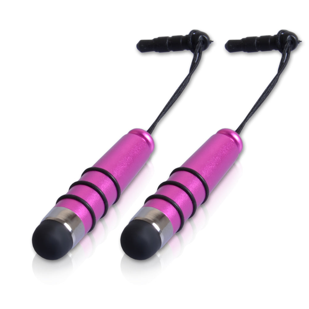 YouSave Accessories Mini Stylus Pen - Pink (Twin Pack)