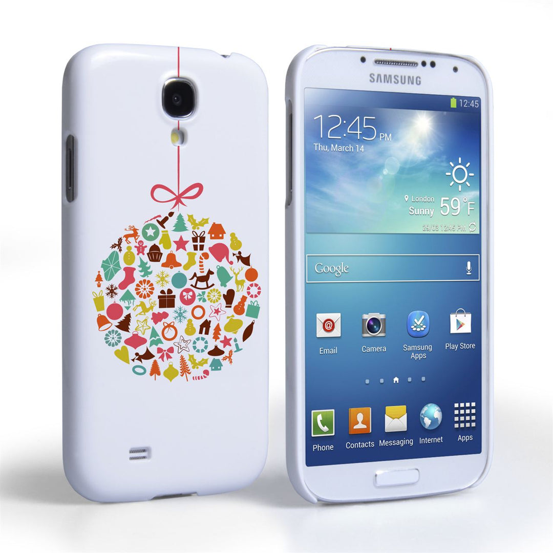 Caseflex Samsung Galaxy S4 Christmas Bauble Decorations Case