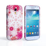 Caseflex Samsung Galaxy S4 Mini Winter Christmas Snowflake Cover – Red
