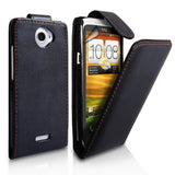 YouSave Accessories HTC One X Leather Effect Flip Case - Black