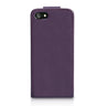 Yousave Accessories Iphone 5c Leather-Effect Flip Case - Purple