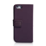 Yousave Accessories Iphone 5c Leather-Effect Wallet - Purple