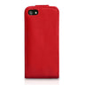 Yousave Accessories Iphone 5c Leather-Effect Flip Case - Red