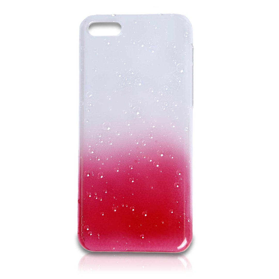 YouSave Accessories iPhone 5C Raindrop Hard Case - Red