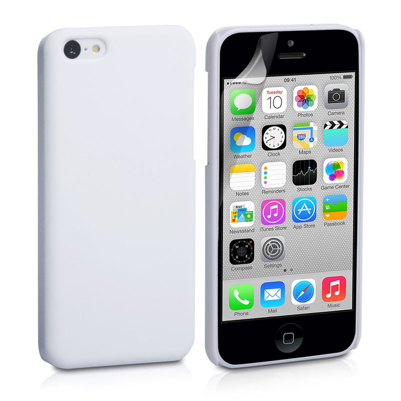 YouSave Accessories iPhone 5C Hard Hybrid Case - White