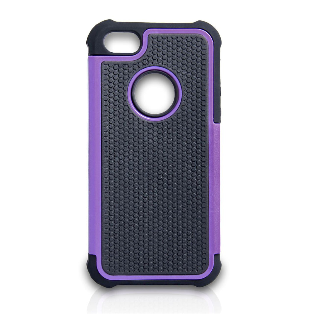 YouSave Accessories iPhone 5 / 5S Grip Combo Case - Purple