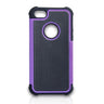 Yousave Accessories Iphone 5 And 5s Grip Combo Case - Purple