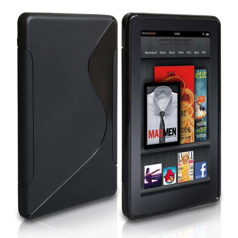 Caseflex Kindle Fire S-Line Gel Case - Black