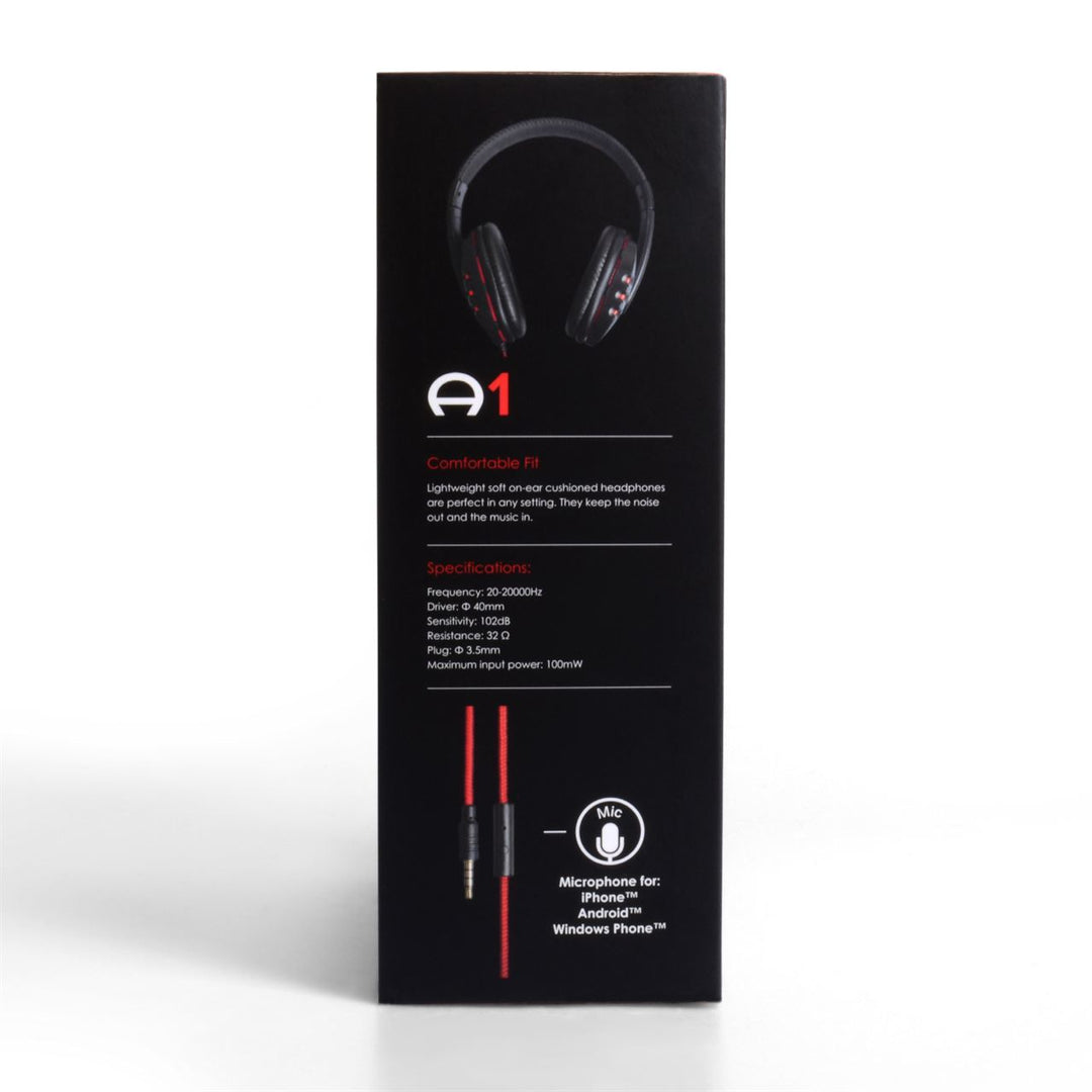 Audiance A1 Over Ear Headphones - Black/Blue