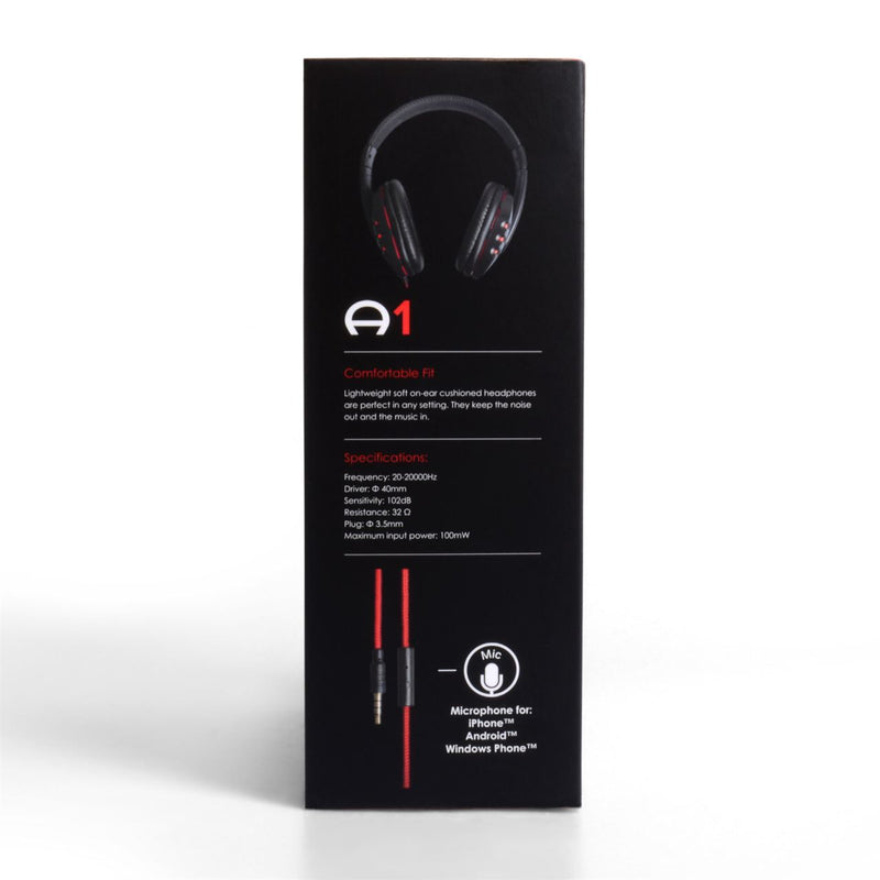 Audiance A1 Over Ear Headphones - Black/Blue