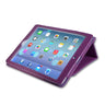 Caseflex Ipad Air Textured Leather-Effect Stand Cover - Purple