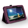 Caseflex Hudl 7 Textured Leather-Effect Stand Case - Purple