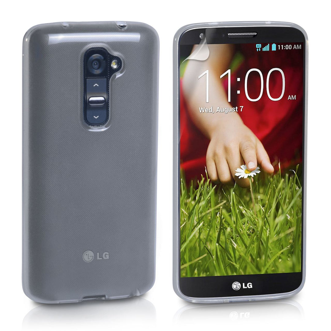 YouSave Accessories LG G2 TPU Gel Case - Clear