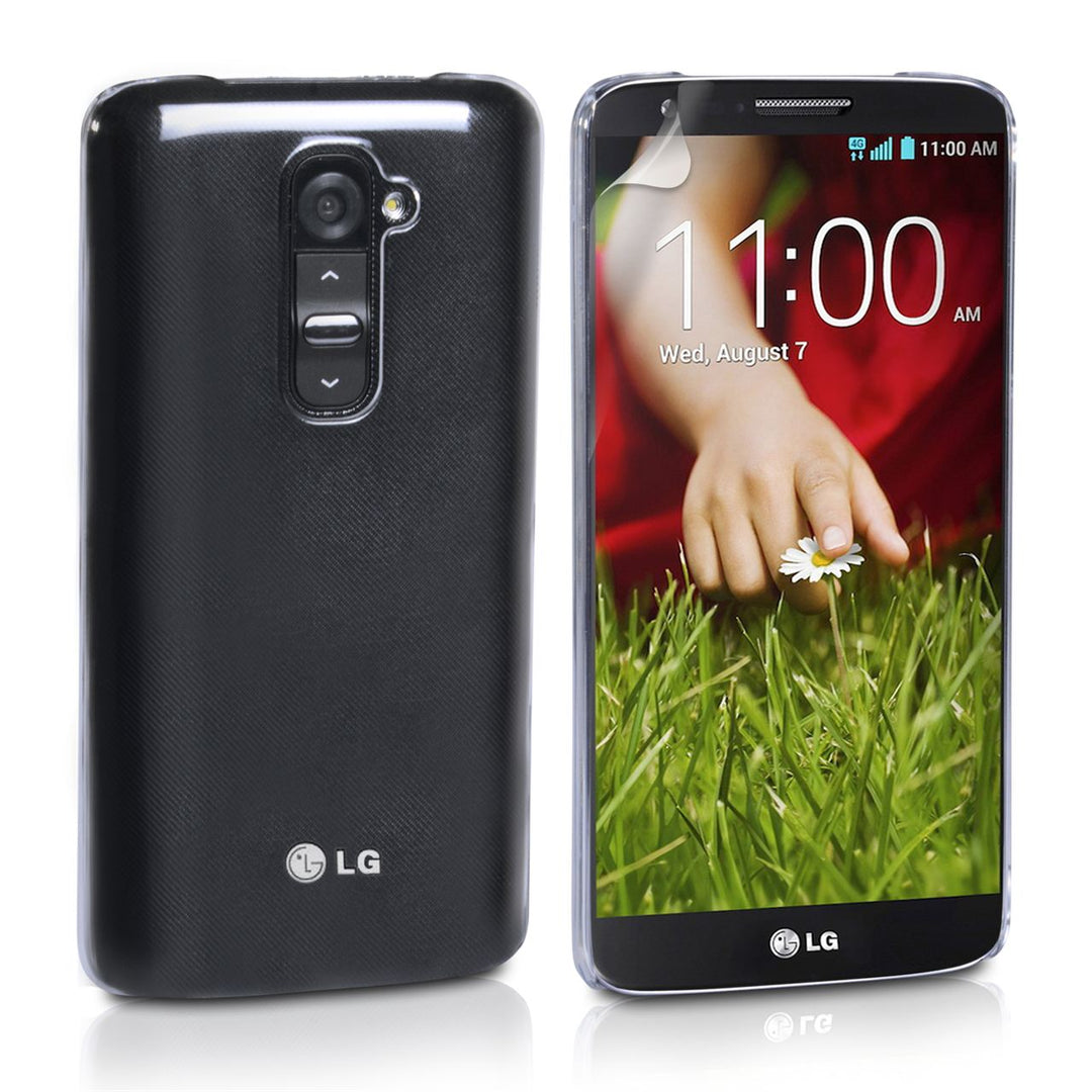 YouSave Accessories LG G2 Hard Case - Crystal Clear
